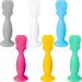6 Pack Baby Diaper Cream Spatula Applicator Soft Silicone Baby Butt Paste Spatula Diaper Rash Cream Brush for Baby Newborn (Small)