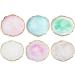 Gray Round Resin Nail Art Palette for Gel Polish & Pigment Mixing - Perfect for Nail Art Enthusiasts | International Shipping Available - Buy Online on SooperMarket.com