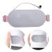 Electrically heated waist belt graphen infrared heating 3 levels of temperature adjustment abdominal/uterine heating skin-friendly fabric excellent (gray)
