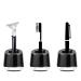 Men's Zinc Alloy Safety Razor Stand - Black Shaving Razor Holder Base - Buy Online on SooperMarket.com