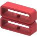 Garmin Forerunner 935/945 Fastener Rings - 6 Black+Red Silicone Security Loops for Replacement Band - Buy Online on SooperMarket.com
