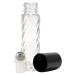 GreenHealth 2-Pack Refillable Glass Perfume Roll-on Bottles - Plain & Swirl Design 10ml Travel Size - Buy Online on SooperMarket.com