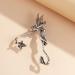 Wiwpar Silver Gothic Retro Demon Angel Fairy Ear Cuff - Halloween & Cosplay Jewelry for Women - Buy Online on SooperMarket.com