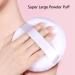 Buy White 13CM Large Round Facial Sponge Puff | Cotton Powder Puff for Makeup & Body | Ideal for Loose Powder & Foundation - Buy Online on SooperMarket.com