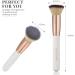 Rose Gold Kabuki Brush for Makeup - Professional Flat Top Foundation Brush for Blending Liquid, Cream, and Powder - Cruelty-Free by Lily England - Buy Online on SooperMarket.com