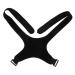 Gatuida Belt Holder Brace Shoulder Rest Straightener Men Women Posture Band Black Polyester