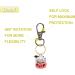 6 Pack Lucky Cat Collar Bells for Potty Training - White, Red, Yellow - Includes Free Clips & Key Rings - Buy Online on SooperMarket.com