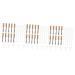 PLAFOPE 60 Pcs Mascara Empty Tube Empty Mascara Vial Refillable Eyeliner Tube Lash Cosmetics Funnel Plastic