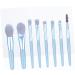 Gogogmee 8pcs Powder Brush Eyeshadow Makeup Brushes Makeup Brush for Woman Cosmetic Face Brushes Wooden Blue - Buy Online on SooperMarket.com