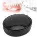 Denture Container | Easy to Clean Lightweight & Portable | Eco-Friendly Solution for the Elderly (Black) - Buy Online on SooperMarket.com
