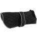 Entatial pet warm jacket versatile plush lining windproof adjustable buckle dog coat for cold weather for large dogs (XXL)
