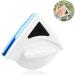 Septpenta Magnetic Glass Cleaner Triangular Design Powerful Magnet Blue Double Sided Glass Scraper Energy Saving Won'T Scratch Glass Suitable for Single Glazed Windows - Buy Online on SooperMarket.com