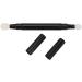 Dual Eyeshadow Brush Retractable Dual Eyeshadow Brush Portable Makeup Brush for Outdoor Travel with Soft Bristles Easy Application and Automatic Sealing - Buy Online on SooperMarket.com