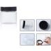 3 Pack 250ml Transparent Plastic Cosmetic Containers with Black Lid - Refillable Empty Cream Bottles & Lotion Storage for Ointments - Buy Online on SooperMarket.com