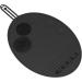 Brush Cleaning Mat Scrubber Mat Multipurpose Portable Washing Tool Silicone Brush Cleaning Mat for Daily Use Eye Brush black - Buy Online on SooperMarket.com