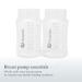 Ameda MYA Breast Pump Parts Replacement Bottles - 2 Count, Bottles ONLY - Buy Online on SooperMarket.com