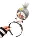 JSGHGDF Halloween Shape Hairband Women Student Photography Hairband Shape Washing Face Headbands Cotton Doll Finishgy