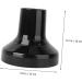 Baluue 3 Pcs Hair Styling Hood Protective Cover Salon Hair Dryer Cover Hair Dryer for Curly Black Abs 16x15cmx3pcs Blackx3pcs - Buy Online on SooperMarket.com