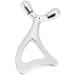 Portable Silver Face Massage Device - Gua Sha Spoon Tail Comfortable Manual Metal Massager for Relaxation & Skincare - Buy Online on SooperMarket.com