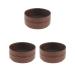 Men's Retro Wooden Shaving Mug 3 Piece Set (As Pictured)