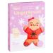1 x 115g Gingebread Girl Kit Candy Decoration Icing Pre-Baked Cookie Biscuit Christmas Snack Stocking Filler