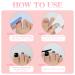 Silver Glitter Butterfly Sequins Toe Nail Press Ons - 24PCS Short Square Fake Toenails for Women | Summer Manicure Glossy Design - Style 13 - Buy Online on SooperMarket.com