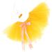 Amosfun Christmas Baby Girl Tutu Skirt and Headband Set - Newborn Photography Outfit for Xmas Party (0-12 Months) - Yellow - Buy Online on SooperMarket.com