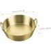 Alipis Amphora Snack Plate Tomato Stainless Steel Round re-usable 13.7x12.2CM Gold - Buy Online on SooperMarket.com