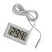 Tbest Digital LCD Thermometer Temperature Meter with Probe Mini LED Display Digital Temperature Meter
