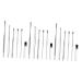 3 Sets 6-Piece Ear Cleaning Set Stainless Steel Set Ear Cleaner for Lipgloss Sets Earwax Remover Ear Care Kit Ear Wax Picker Stainless Steel Ear Pick Ear Wax Removal Tool LED