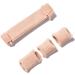COHEALI Silicone Gel Toe Spacers and Protectors - 2Pcs Beige Finger Sleeves for Toe Blister Relief - Elastic Bandage for Anti-Wear Protection - 20X1.8CM - Buy Online on SooperMarket.com