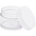 Yosoo Round Clear Jar 4Pcs 50g - Reusable Cream Jars for Cosmetics, Samples, Herbs - Buy Online on SooperMarket.com