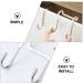 NAMOARLY 6pcs Back of Door Hooks Hat Wall Hooks Kitchen Cabinet Hooks S Hook Stainless Steel Cupboard - Buy Online on SooperMarket.com