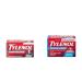 Tylenol Rapid Release for Headache Pain Relief Fever (500 mg Acetaminophen 80 Gelcaps) + Tylenol Muscle Aches and Body Pain (650 mg Acetaminophen 16 Caplets) 80 Count (Pack of 1) Medication+Tylenol