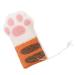 Body Exfoliating Sponge Elastic Bath Sponge Cute Bathing Clean Scrub Brush with 4 Cat Paws