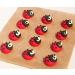 12 Sugar Mini Ladybirds - Beautiful Edible Cake Decorations - Buy Online on SooperMarket.com