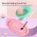 Dajidafu Makeup Brush Cleaning Mat Reusable Folding Cosmetic Tools Washing Pad Portable Eyeliner Applicators Scrubber Household Green - Buy Online on SooperMarket.com