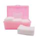 1 Box (500pcs) White Simply Soft Square Makeup Facial Makeup Pads Absorbent Cosmetic Pads Disposable Non-woven Fabric Nail Polish Remover Pads Lint Free Nail Wipes Facial Eye Makeup Wipes