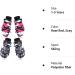 SATINIOR 2 Pairs Kids Waterproof Ski Mittens - Rose Red & Gray - 5-10 Years - Buy Online on SooperMarket.com