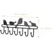 ABOOFAN 7 Coat Rack Keychain Key Fob Hat Hooks Towel Hooks Coat Hook -Mounted Student Wall Mount - Buy Online on SooperMarket.com