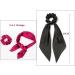 Hair Scarf Scrunchies Bow Scrunchies for Hair Chiffon Floral Scarf BowPonytail Holder for Women Girls (liangA) - Buy Online on SooperMarket.com