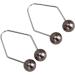 Facial Dimple Maker 2 Pair Dimple Trainer Balls for Face Cheeks Create a Beautiful Smile Develop Dimples (Black) - Buy Online on SooperMarket.com