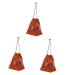IMIKEYA 3pcs Hair Dryer Storage Bag Travel Jewelry Pouch Hair Straightener Bags Drawstring Storage Bags