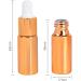 Tianzd 6-Pack 5ml Chrome Green Drip Bottles with Glass Pipettes - Perfect for Perfume & Essential Oils - Buy Online on SooperMarket.com
