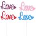 HOMSFOU 30 Pcs Love Shower Cake Picks and Toppers Decorative Cake Toppers Valentine s Day Wedding Cake Cupcake Toppers Birthday Cake Toppers Valentines Day Cake Toppers Self Made Food - Buy Online on SooperMarket.com
