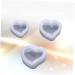 3pcs Silicone Molds Heart Silicone Casting Art Molds Japanese Cute Serving Plate Epoxy Jewelry Molds Crystal Drop Mold Jewelry Making Mold Cake Mold Accessories White M White - Buy Online on SooperMarket.com