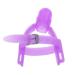 Teksome Fingerlutsch-Stop-Thumbs-Sug-Sug-Stops for Children |Adjustable thumb protection made of silicone for thumb sucking babies 0 3 years old violet