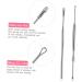 Stainless Steel Ear Spoon Set - 3pcs T Tool Earmuffs Ear Cleaners Kit for Ear Wax Removal - Buy Online on SooperMarket.com