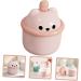 WOFASHPURET Facial Cleanser Foamer Rich Foam Maker Foaming Bottle Body Wash Abs Household Pink 6.80X6.50X6.50CM Pink - Buy Online on SooperMarket.com