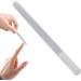 Stainless Steel Nail File | Stainless Steel Finger Nail File - Toenail File for Natural Nails Pedicure Tool Nail Care for Home Salon or Travel Use - Buy Online on SooperMarket.com